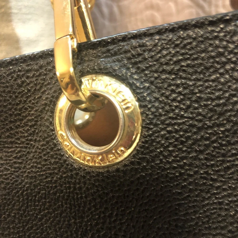Calvin Klein Reversible tote black/brown